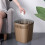 Slanke plastic prullenbak van 7,5 liter – wit, 27x23,5x23,5 cm 3