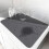 Dish Drying Mat 12 x 16 in Black Diatomite Kitchen Mat 2