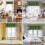 Abstract Moon Star Valance 54x18in Yellow Green Polyester 4