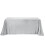 Silver Sequin Rectangular Tablecloth 90 x 156 in 3