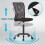 Silla de oficina de malla negra ajustable y cómoda1 4