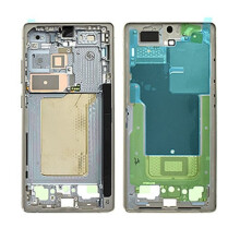 Moldura central do Samsung Galaxy S25 Ultra - Cinza Titânio