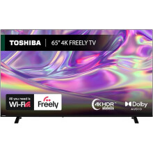 Toshiba 65 inch  4K Smart VIDAA TV, Ultra HD,Dolby Vision, HDR10, Freely, Disney+, Prime Video, Netflix, Dolby Audio Processing, Works with Alexa