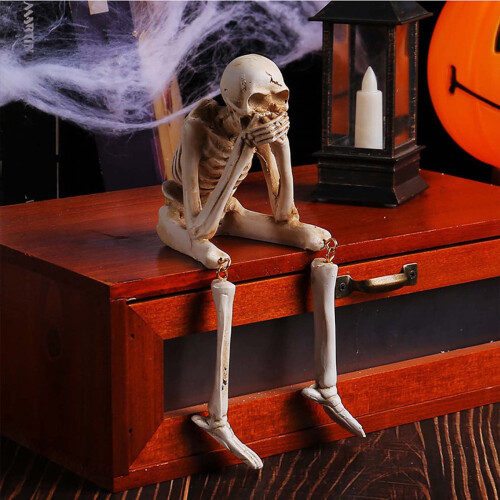Decorațiune schelet realist pentru petrecerea de Halloween 1 buc.