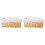 2 x Large Wicker Storage Baskets with Washable Liners 1