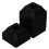 Μαύρο κάλυμμα ποδιών κιγκλιδώματος PVC 20x20mm 8 τεμάχια 1