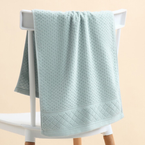 Μαλακή απορροφητική πετσέτα προσώπου 75x35cm πράσινο βαμβάκι
