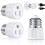 Προσαρμογέας πρίζας σε πρίζα E26/E27 – Λευκό, 1250W, 1