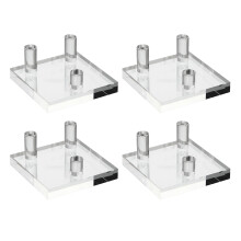4er-Pack transparente Acryl-Displayständer