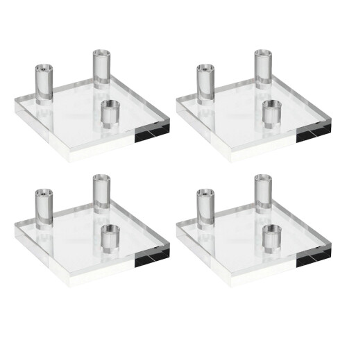 4er-Pack transparente Acryl-Displayständer