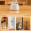 Two Setting Portable Fan 1800mAh Rechargeable Energy-White 7