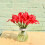 Artificial Silk Flowers 35 cm Red for Home Wedding Decor 1