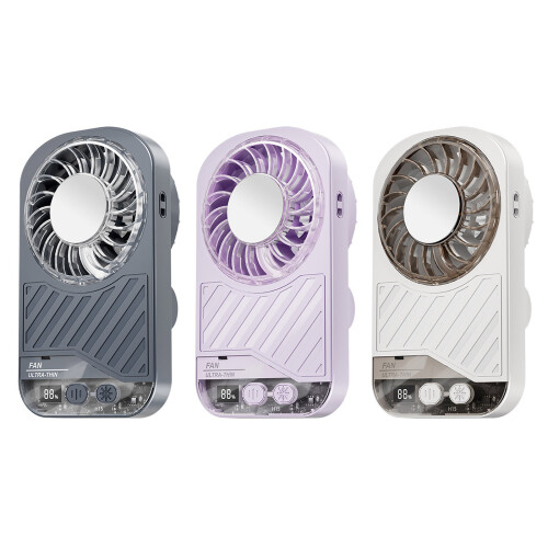Mini-Handventilator mit 199 einstellbarer Geschwindigkeit,-Weiß 1