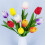 10 Multicolor Real-Touch Artificial Tulips 1