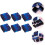 6-Pack Blue Paper Jewelry Boxes 9x9x3cm 1