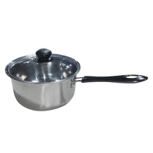Stainless Steel Saucepan 18cm with Lid