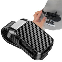 Car Sunglass Holder for Visor – Non-Slip ABS Clip, Fits