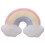 Cuscino arcobaleno morbido da comodino 23 cm 1