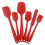 6-Piece Heat-Resistant Silicone Spatula Set 1