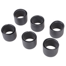 6-teilige Universal-Angelrutenhalterkappe mit schnell-Schwarz