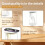 Contemporary Magnetic Floating Display With 80 CRI High-White 7