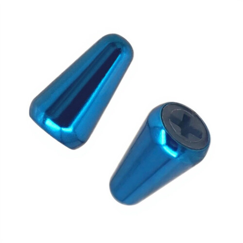 Capuchon de boutons de commutateurs à bascule en laiton-Bleu