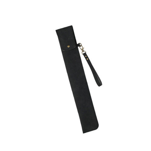 Drumsticks Case Leather Texture Practice Drumsticks Bag-Black
