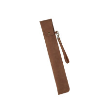 Support de baguettes de tambour, Texture en cuir adapté aux-brun