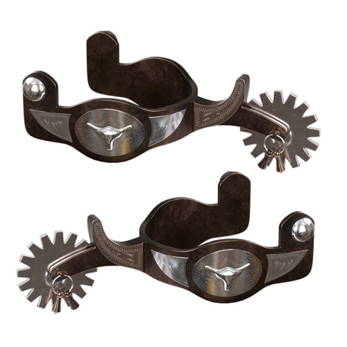 Les éperons Secure Lock comportent des molettes rotatives pour