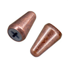 Capuchons de commutateurs de guitare électrique, 2-Bronze rouge