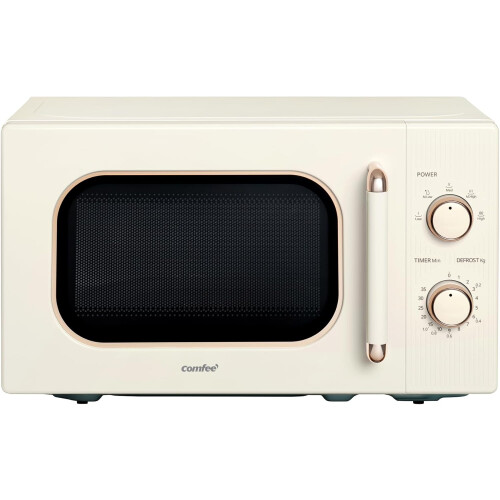 COMFEE' 20L 700W Cream Compact Microwave Oven