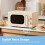 COMFEE' 20L 700W Cream Compact Microwave Oven 2