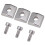 Universele Tremolo String Lock compatibel met diverse-Zilver 1