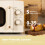 COMFEE' 20L 700W Cream Compact Microwave Oven 5