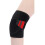 Elastic Knee Support Sleeves for Athletic-black red M 1