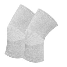 1 Pair Knee Brace Ventilated Fabric Knee Guard-Light Grey XL