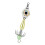 Compacts LED Octopuses Fishing Rigs Double Hook Systems-Yellow 1