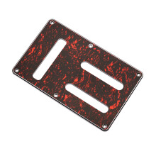 Precisions Fit Guitar Back Panel Replacement-red tortoise shell
