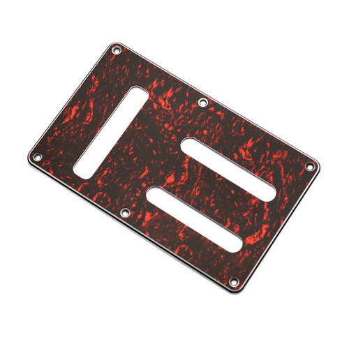 Precisions Fit Guitar Back Panel Replacement-red tortoise shell