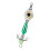 Compacts Saltwater Octopuses Lures With Bright LED Light-Green 1