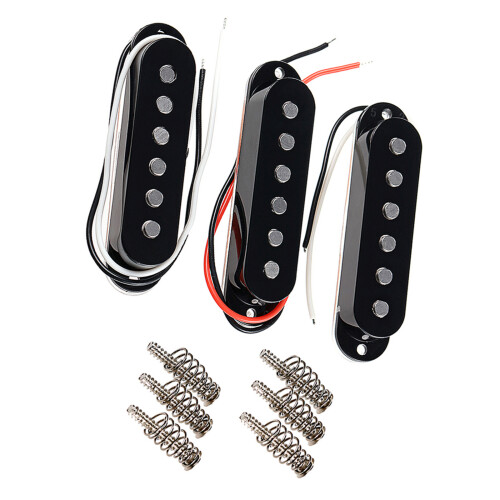 3Pcs Electric Guitar Pickups with Mounting Hardware Single Coil