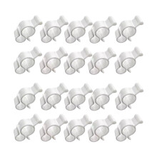 20Pcs Awning Hook Clip For Outdoor Awning Car Canopy And-White
