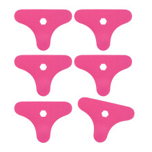6Pcs Elastic Ankle Guard Breathable Light Weight-rose red