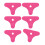 6Pcs Elastic Ankle Guard Breathable Light Weight-rose red 1