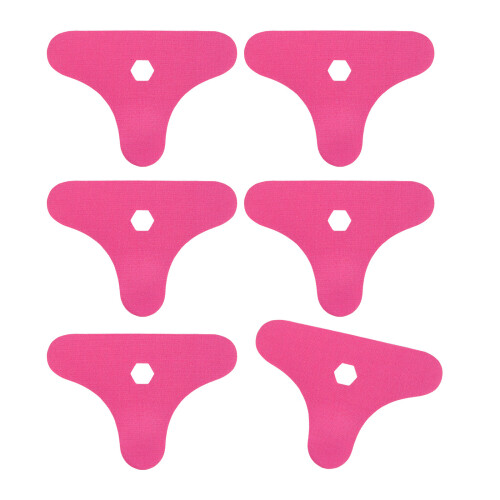 6Pcs Elastic Ankle Guard Breathable Light Weight-rose red