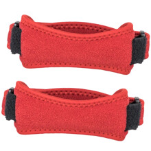 Attelle de genou rotulienne en Silicone, sangle de Support-Rouge