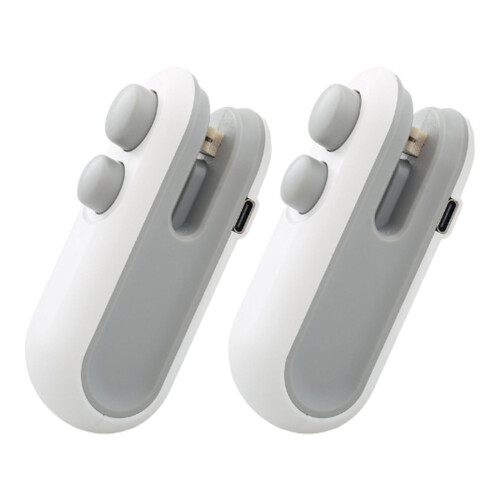 Mini sigillatrice per sacchetti con taglierina e magnete – 2 in 1