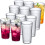 12-Pack 16oz Unbreakable Clear Plastic Tumblers 1