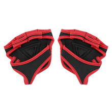 Protecteurs de paumes antidérapants, gants d'exercice-Rouge XL