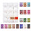 24pcs White Christmas Tree Balls 6cm Shatterproof 1